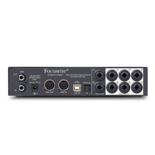 Focusrite Scarlett 18i6 オーディオインターフェース