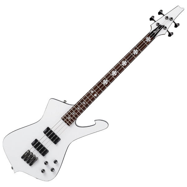 Ibanez SPDB2-WHF Bass Guitar, Flat White 