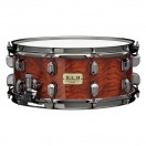 Tama SLP 14'' x 6'' G-Bubinga Snare Drum, Natural Quilted Bubinga