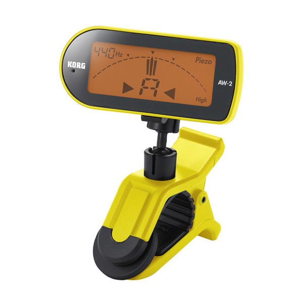 KORG AW-2G Clip-on Tuner Yellow