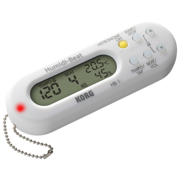 Korg Humidi-Beat - Metronome with Humidity/Temp Detector, White