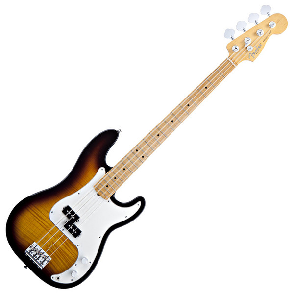Fender Select Precision Bass, Flame Maple, 2 Colour Sunburst