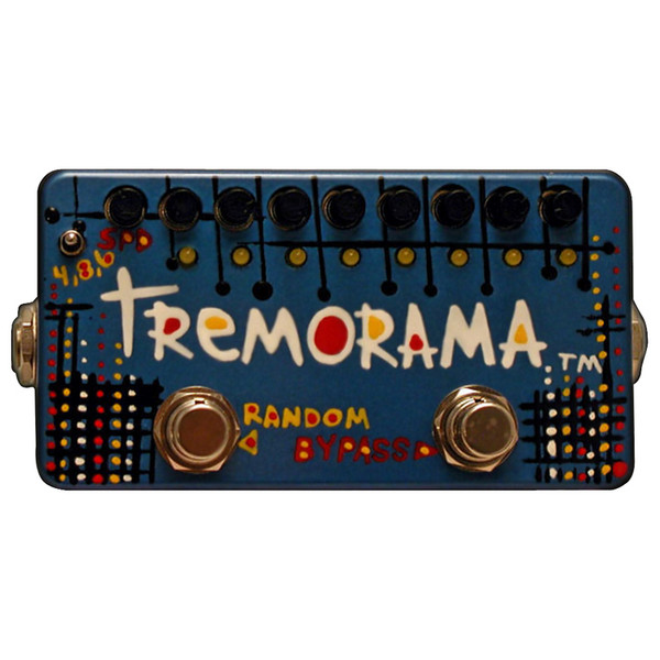 Z.VEX Tremorama Hand Painted Guitar Pedal 