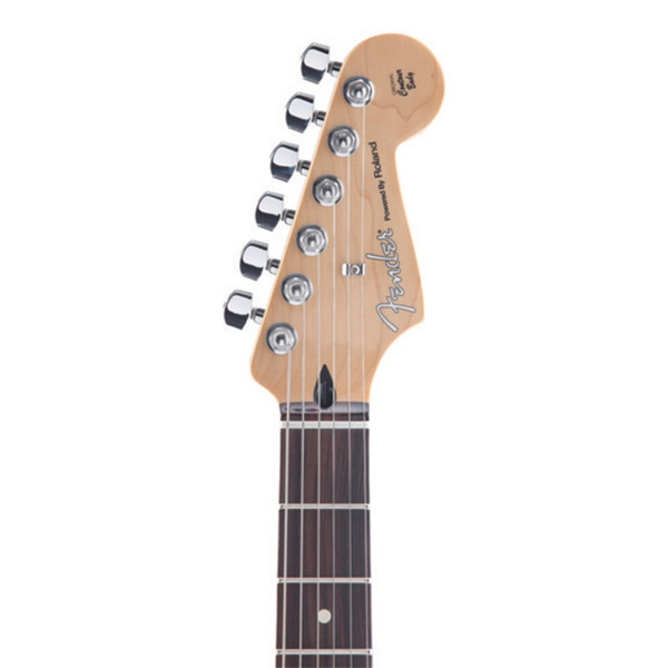 Fender Roland GC-1 GK-Ready Stratocaster Electric Guitar, Sunbust - headstock