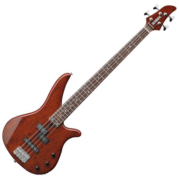 Yamaha RBX170EW Exotic Wood Bass Guitar, Root Beer