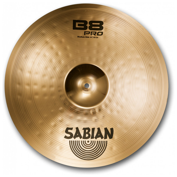 Sabian B8 Pro 20" Medium Ride Cymbal, Brilliant Finish