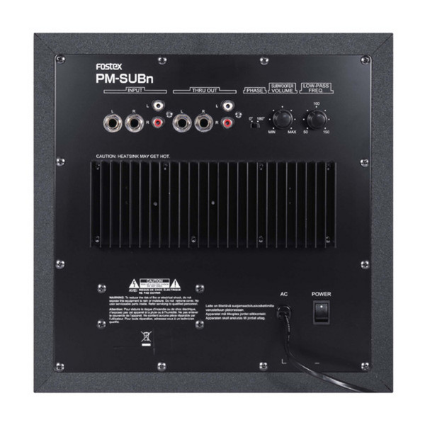 DISC Fostex PM-SUBn Professional Active Sub Woofer at Gear4music