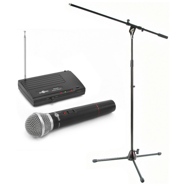 TS-331H Wireless Microphone System and Stand Pack by Gear4music