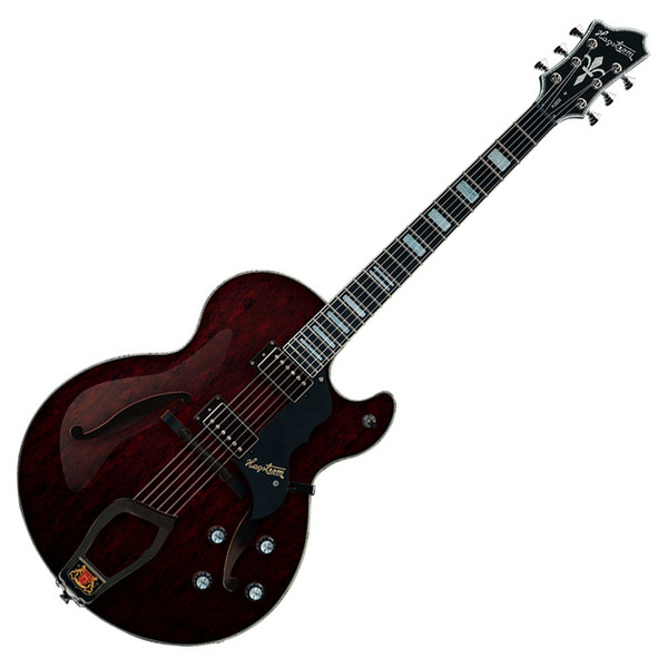 Hagstrom HJ-800 Guitar, Natural Mahogany Gloss