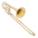 Yamaha YSL640 ammattilaisen Bb/F-pasuuna, keskihalkaisijallinen putki