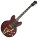 Epiphone Riviera Custom P93 Semi Acoustic Guitar, Wine Red