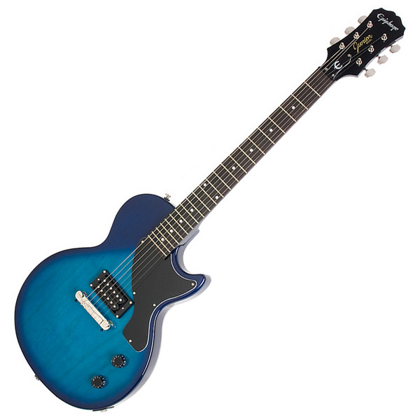 Epiphone Les Paul Junior Electric Guitar, Translucent Blue