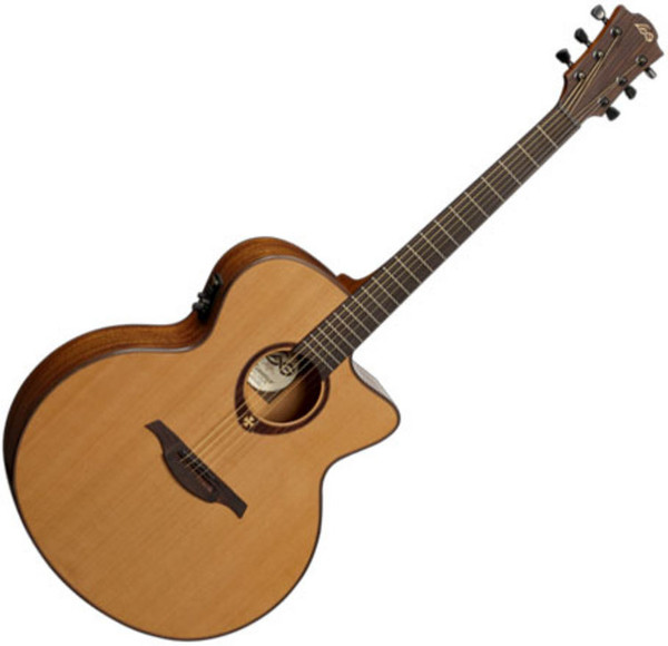 LAG Tramontane T200JCE Jumbo Electro Acoustic Cutaway