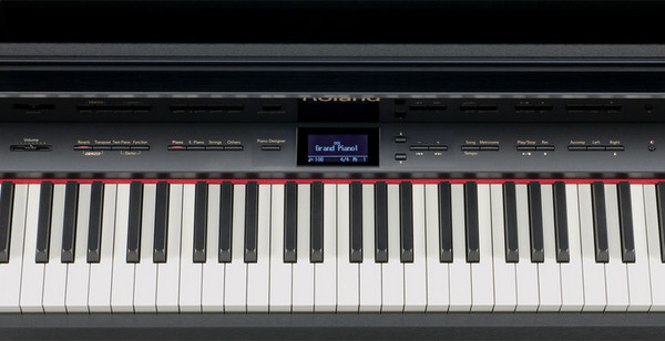 Roland LX-10F SuperNATURAL Digital Piano, Satin Black - panel
