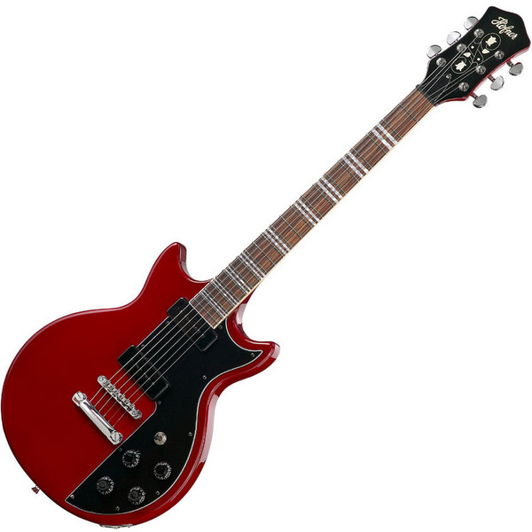 Hofner HCT Colorama II Electric Guitar, Red