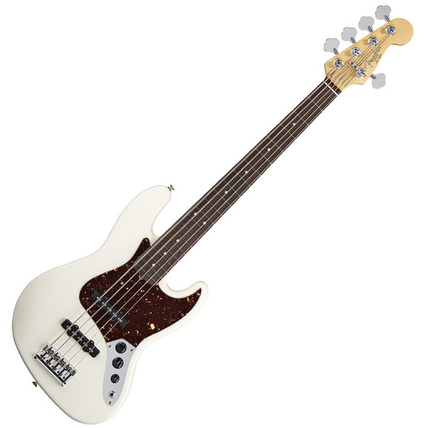 Fender American Standard 5 String Jazz Bass 2012 RW, Olympic White