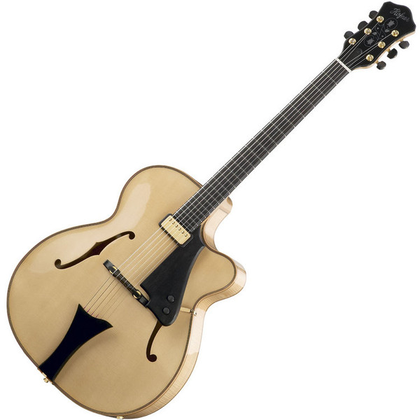 Hofner Chancellor Archtop Jazz Electric Guitar, Natural