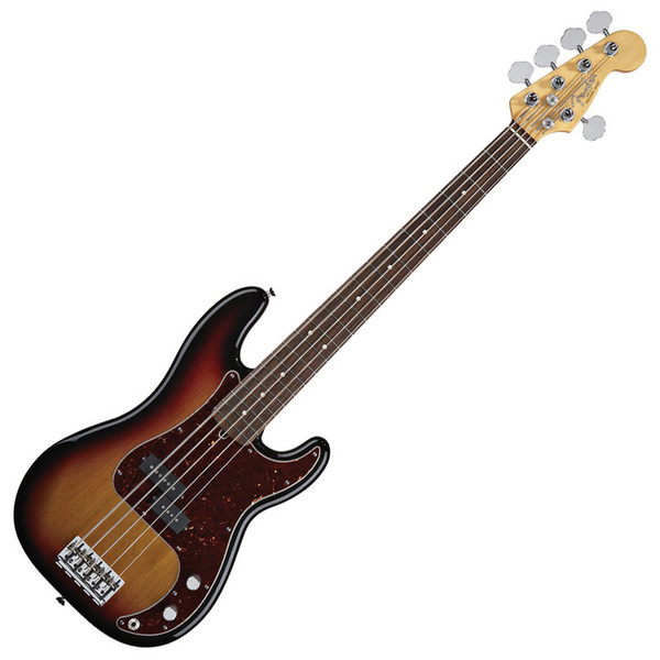 Fender American Standard 5 String P-Bass 2012 RW, 3-Colour Sunburst