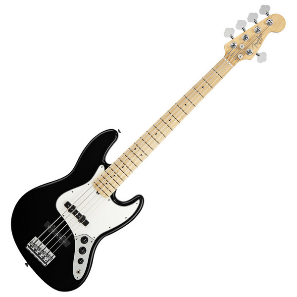 DISC-Fender American Standard 5 String Jazz Bass 2012 MN, Black