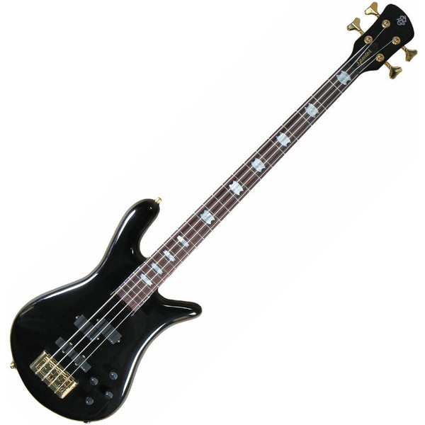 Spector Bass Euro 4LX Ian Hill Bass Guitar, Black Gloss