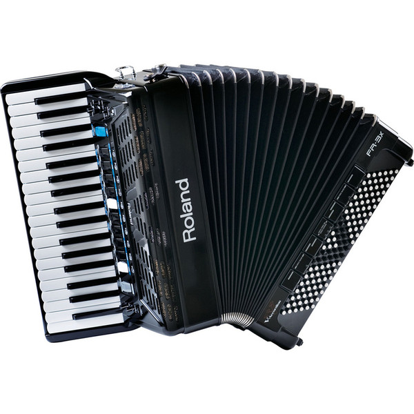 DISC Roland FR-3X V-Accordion, Black, with Bag at Gear4music