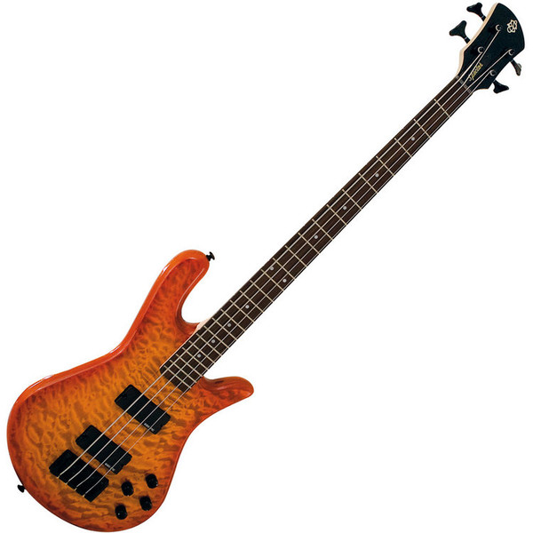 Spector Bass Legend 4 Classic Bass Guitar, Amber