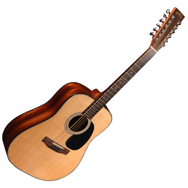 Sigma DM12-1ST 1 Series Acoustic 12 String Guitar, Natural