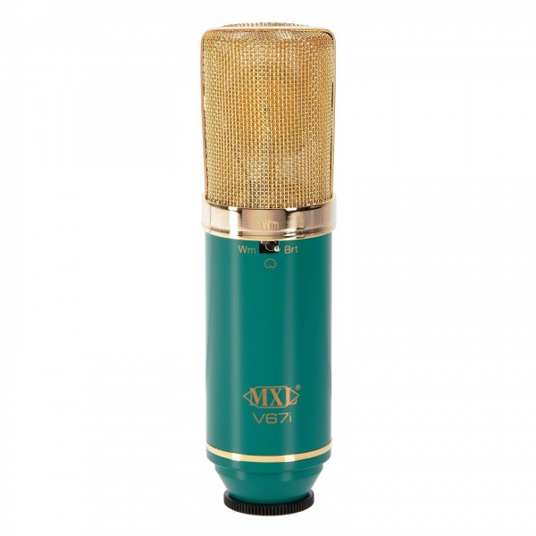 MXL V67i Dual Diaphragm Condenser Mic with Bright & Warm Settings - Top