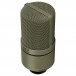MXL 990 Condenser Microphone, Silver - Angled Top