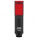 MXL Tempo KR USB & iPad Compatible Condenser Mic, Red/Black - Front