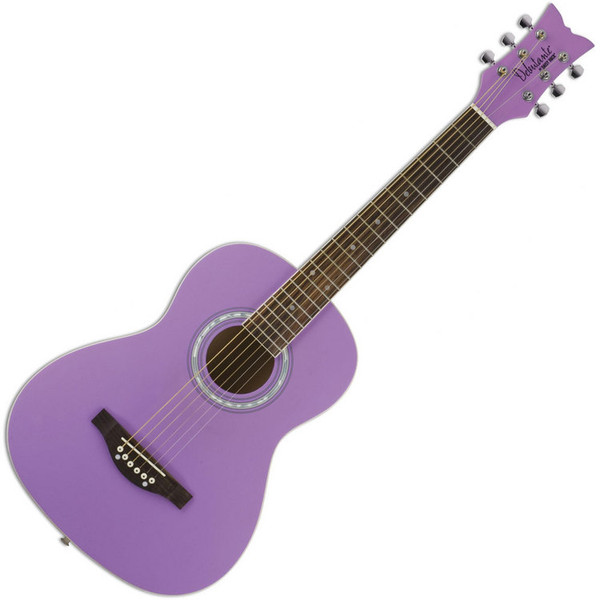 Daisy Rock Junior Miss Acoustic Short Scale Guitar, Popsicle Purple