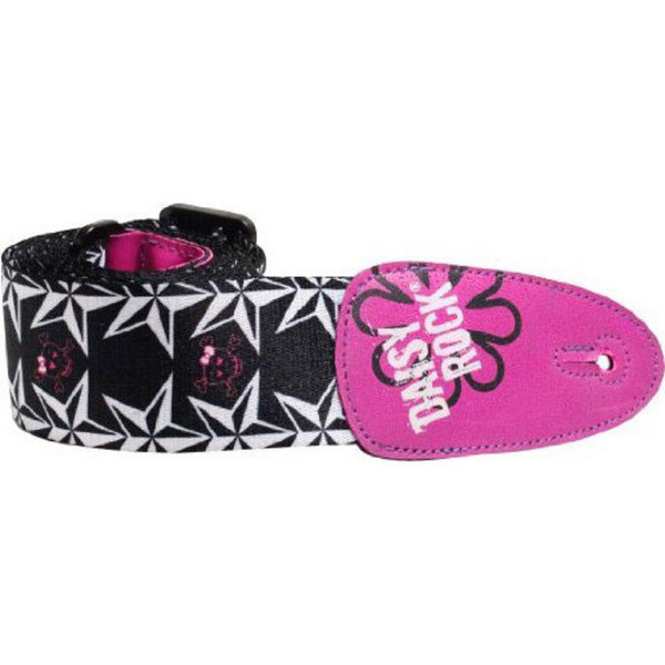 Daisy Rock Pink Skulls Guitar Strap