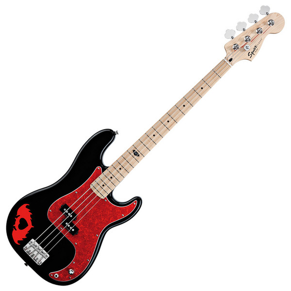 Squier by Fender Pete Wentz Precision Bass Guitar, Black