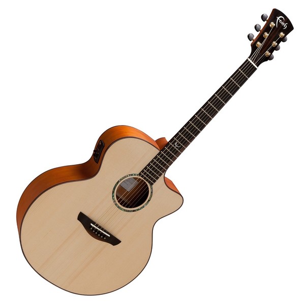 Faith Jupiter Jumbo Cutaway Electro Acoustic Front View