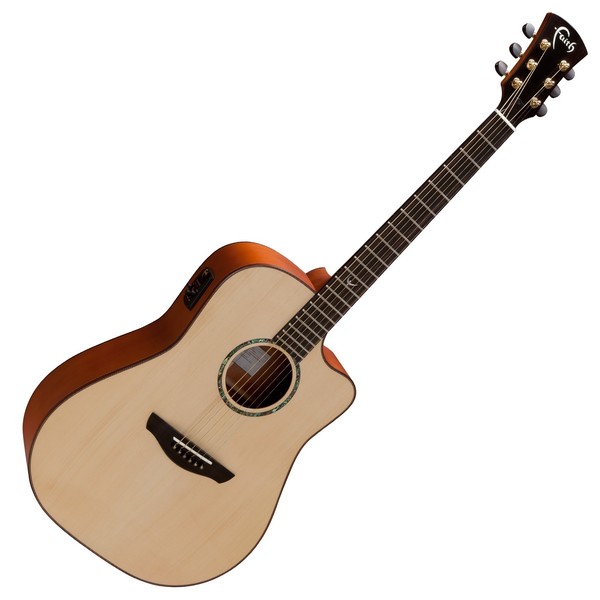 Faith Saturn Dreadnought Cutaway Electro Acoustic Front View