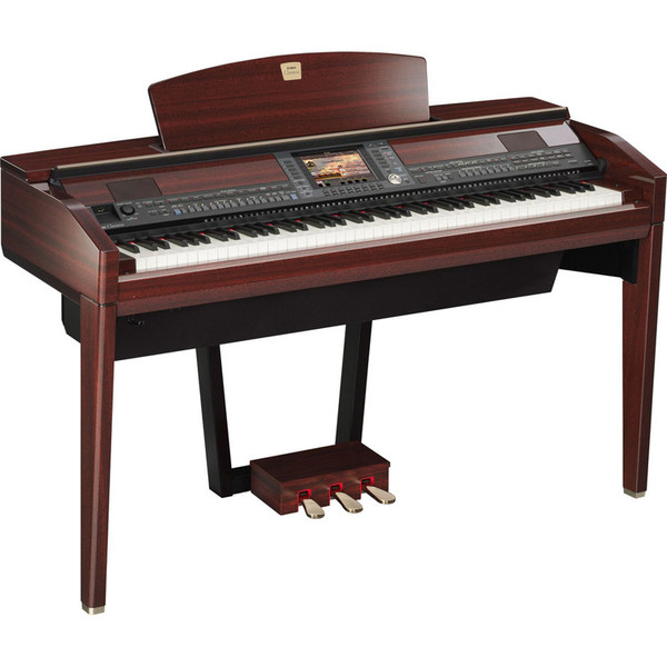 Yamaha CVP509 Digital Piano, Polished Mahogany