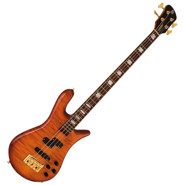 Spector Bass Euro 4LX Classic Bass Guitar, Ultra Amber