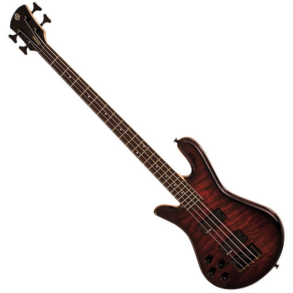 Spector Bass Legend 4 Classic Left Handed Bass Guitar, Black Cherry