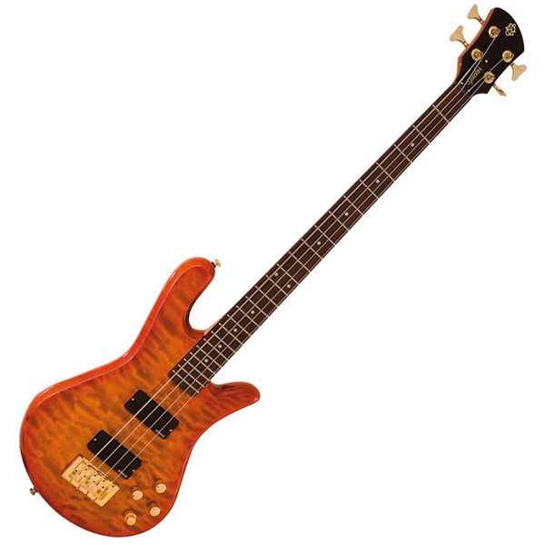 Spector Bass Legend 4 Custom Bass Guitar, Amber