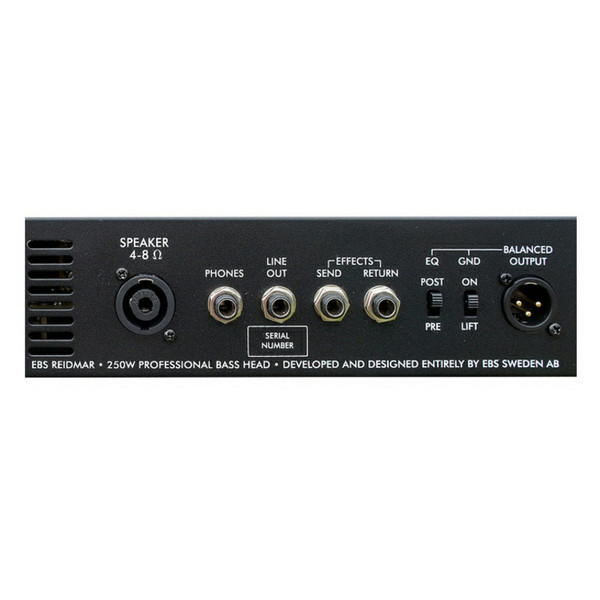 EBS Reidmar 250 Bass Amp Head at Gear4music