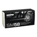 Shure SM58 Dynamic Vocal Mic with Stand and Cable - Box