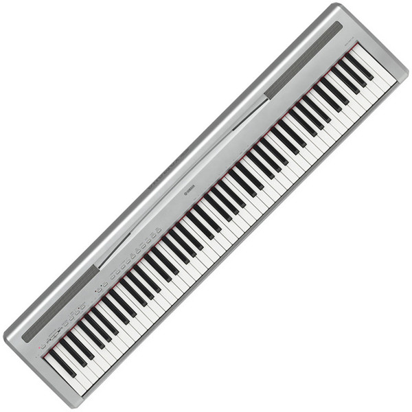 DISC Yamaha P-95 Digital Piano + Stand & Pedal Board, Silver at