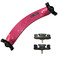Everest Violin Shoulder Rest, 1/4-1/10 Size, Hot Pink