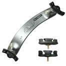 Everest Violin Shoulder Rest, 1/4-1/10 Size, Titanium Silver