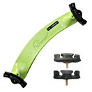 Everest Violin Shoulder Rest, 4/4-3/4 Size, Neon Green