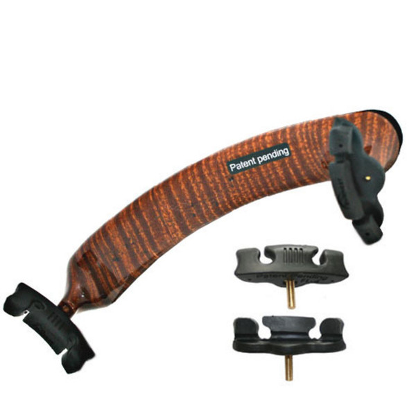 Everest Shoulder Rest Flamed Maple Wood Effect 4/4 - 3/4 