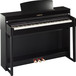 Yamaha Clavinova CLP-440PE, Polished Ebony, Includes Yamaha Bench - side