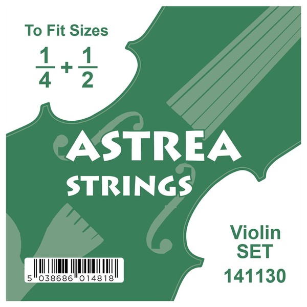 Astrea Violin String Set, 1/4 - 1/2