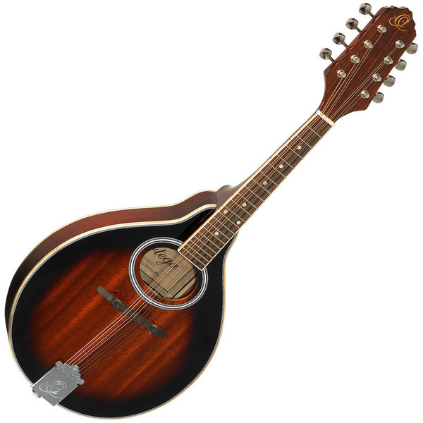 Ortega A-Style Mandolin, Mahogany Sunburst