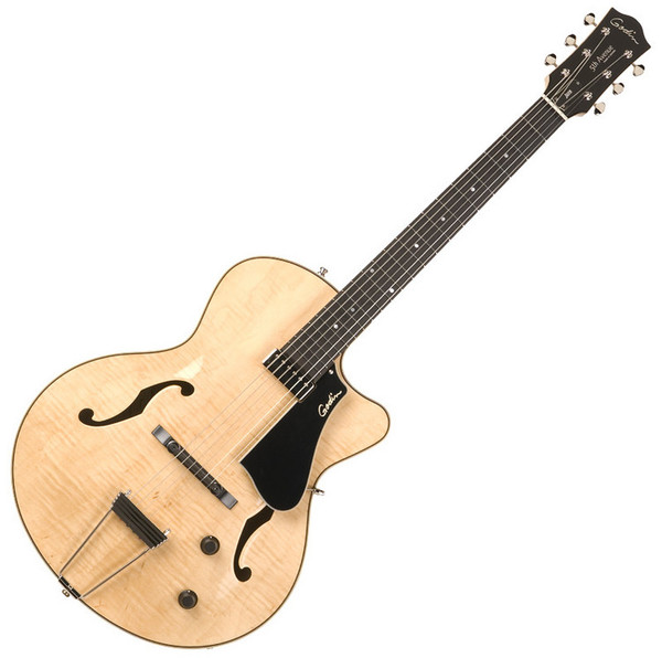 Godin 5th Avenue Jazz Natural Flame HG with Case